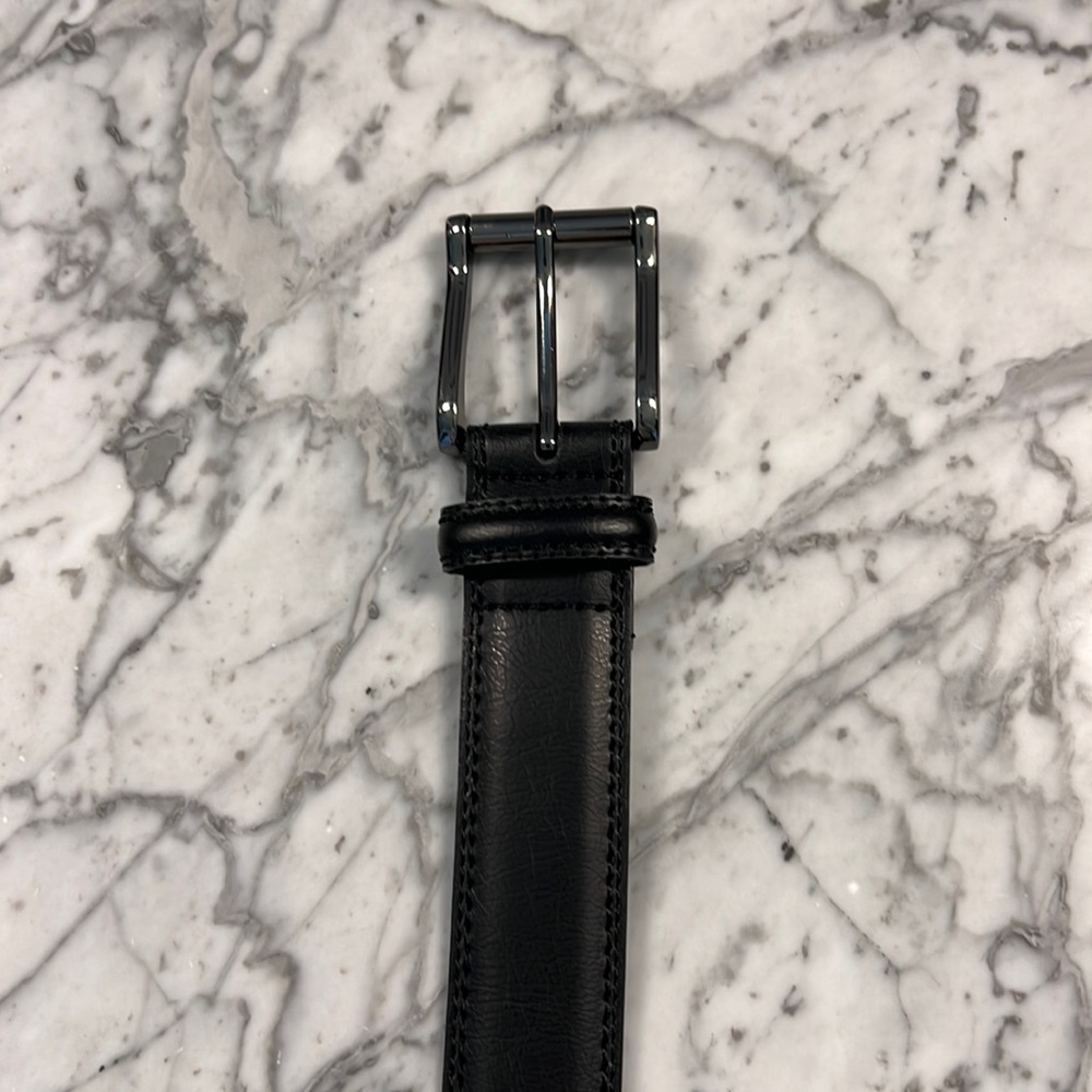 new without tags mens black dress belt size 50